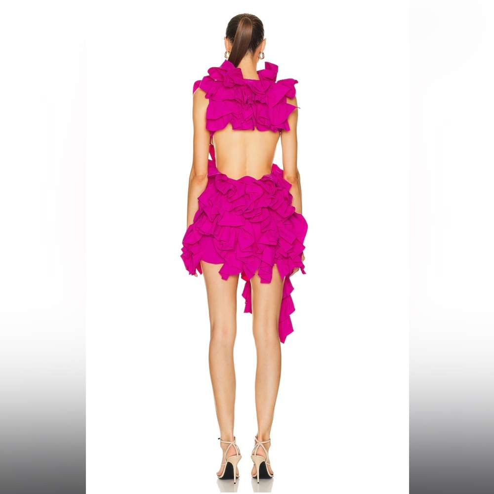 AKNVAS
Olive Ruffle Dress
Color: Hibiscus
Size: 4 - Picture 5 of 5